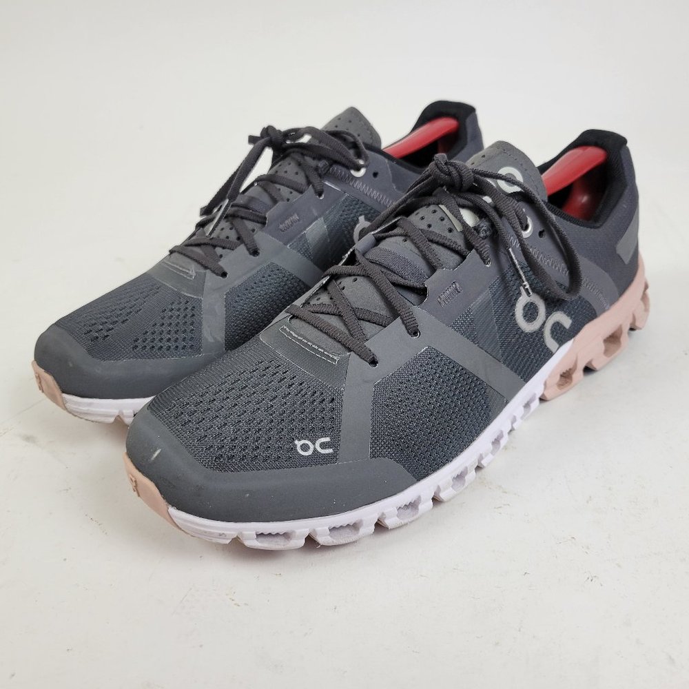 On Cloud Cloudflow Womens Size 9.5 Running Shoes Sneakers Black Gray Rose #1
